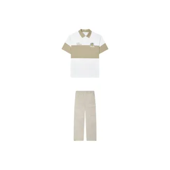 FILA Casual Sportswear Men's Cloud White+Cactus Gray Pink