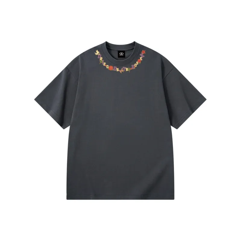 DIDTEK Drop Shoulder Sleeve Short Sleeved T Shirts Unisex-6