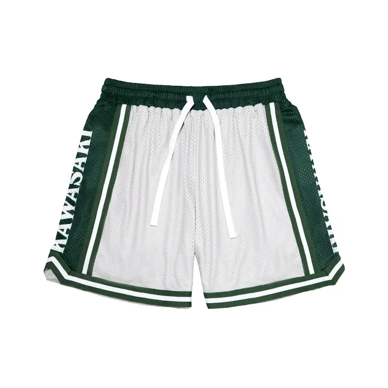 Kawasaki Sports Shorts Basketball Shorts Unisex Khaki Green-0