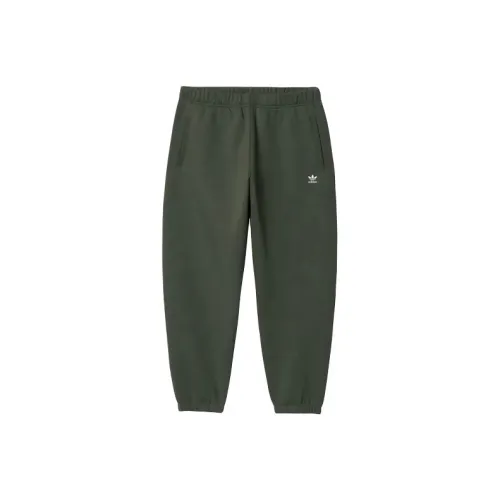 Adidas Originals Trefoil Essentials Athletic Trousers Unisex Gray Green
