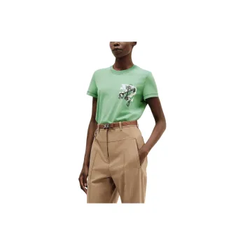 HERMES Regular T-Shirt Women's Green