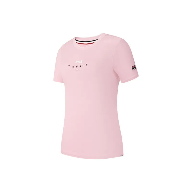 FILA Regular T Shirt Women's Camellia Pink-0