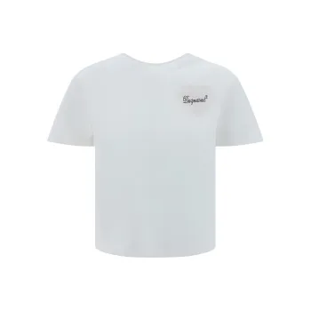 DSQUARED 2 Heart Tulle Detailed T Shirt