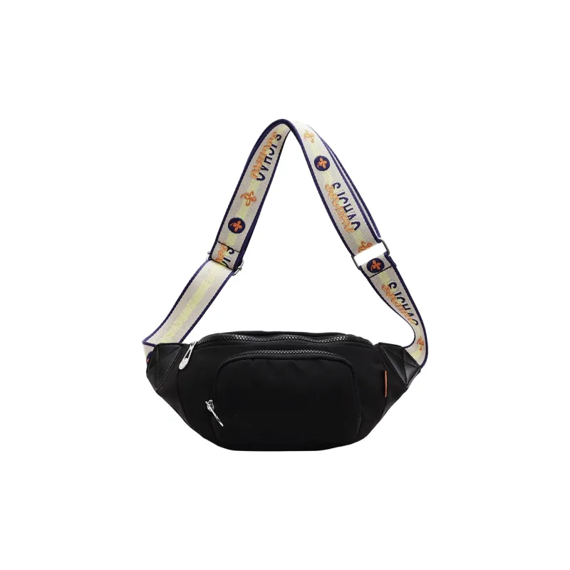 LUVISTRUE Fabric Shoulder Bag Sling Bag Cell Phone Pouch Regular Unisex White/Black/Gray/Yellow-14