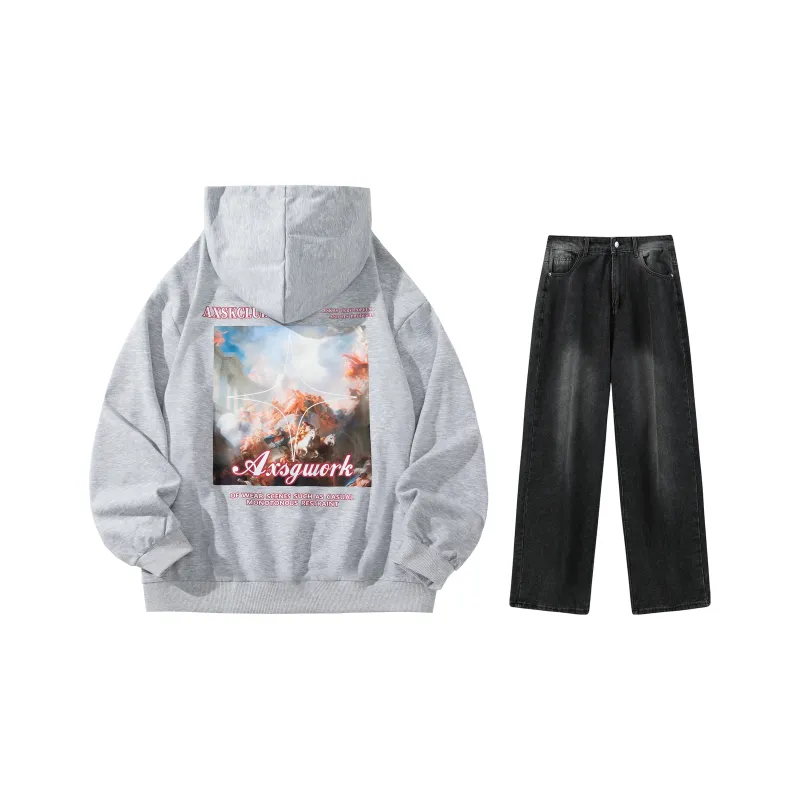 A.X.S.K Sweatshirt Sets Men-70