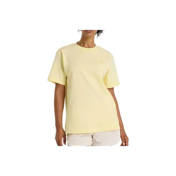New Balance Athletics Jersey Regular T Shirt Women's Yellow