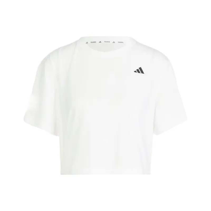Adidas ESSENTIALSClimacool Drop Shoulder Sleeve T Shirt Women's White-0