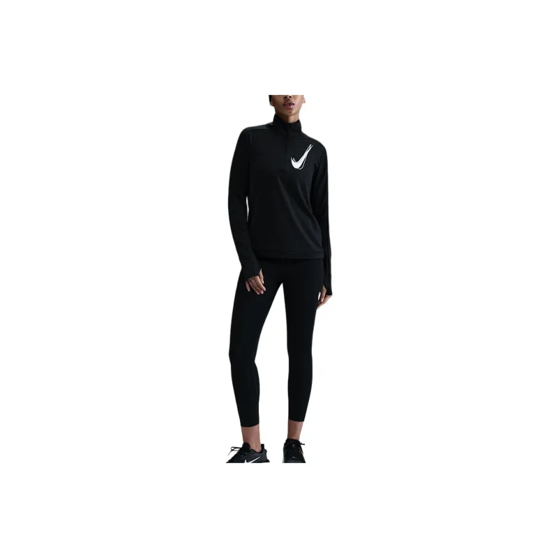 Nike Dri FitSwoosh T Shirt Women's Black-0