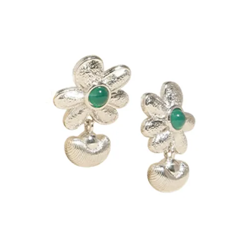 TONE & TALE Rhodium plated Copper Stud Earrings Women's