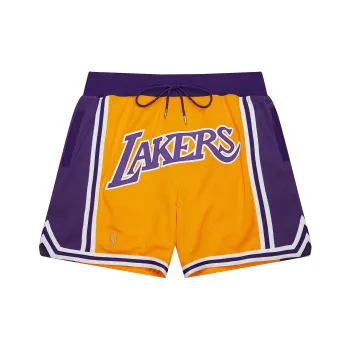 Mitchell & Ness x Just Don Los Angeles Lakers Basketball Shorts Los Angeles Lakers Men's Yellow