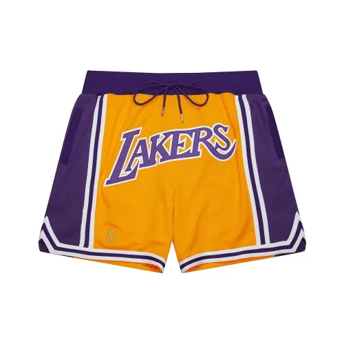 Mitchell & Ness x Just Don Los Angeles Lakers Basketball Shorts Los Angeles Lakers Men's Yellow