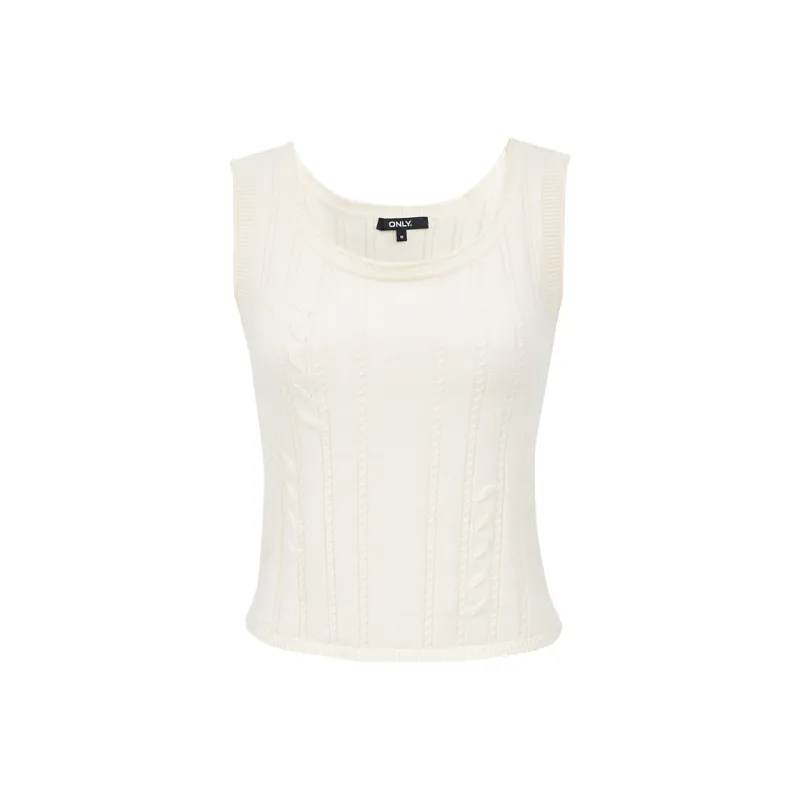 ONLY Tank Top Women's Cream White-0