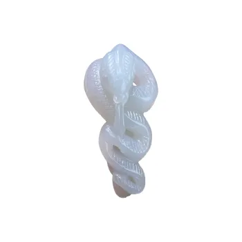 BUDOUXIAOAI Hetian Jade Handheld Piece White Jade Men's