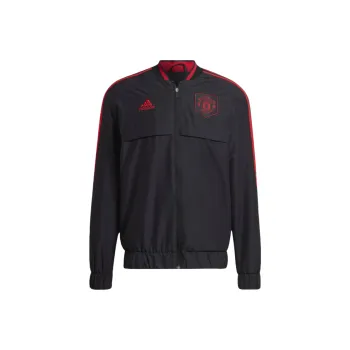 Adidas MANCHESTER UNITED THEATRE OF DREAMS ANTHEM Soccer Jerseys Men's Black