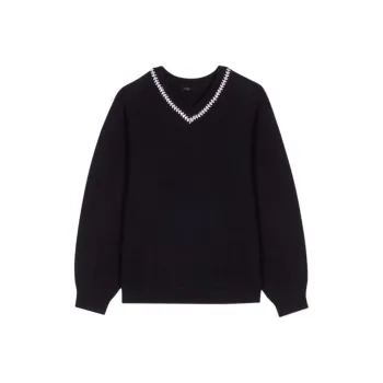 Maje Rhinestone embellished Sweater