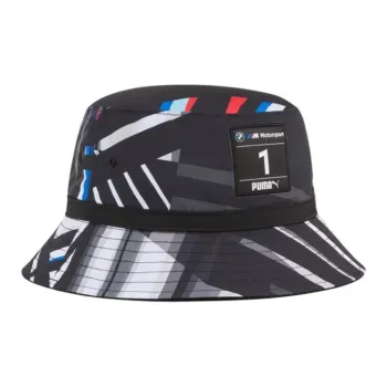 PUMA Polyester, Cotton Bucket Hats Unisex Black
