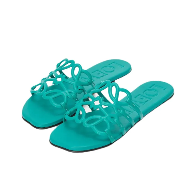LOEWE Slip Resistant Slide Slippers Women's Green-2