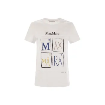 MaxMara Logo Printed Crewneck T Shirt