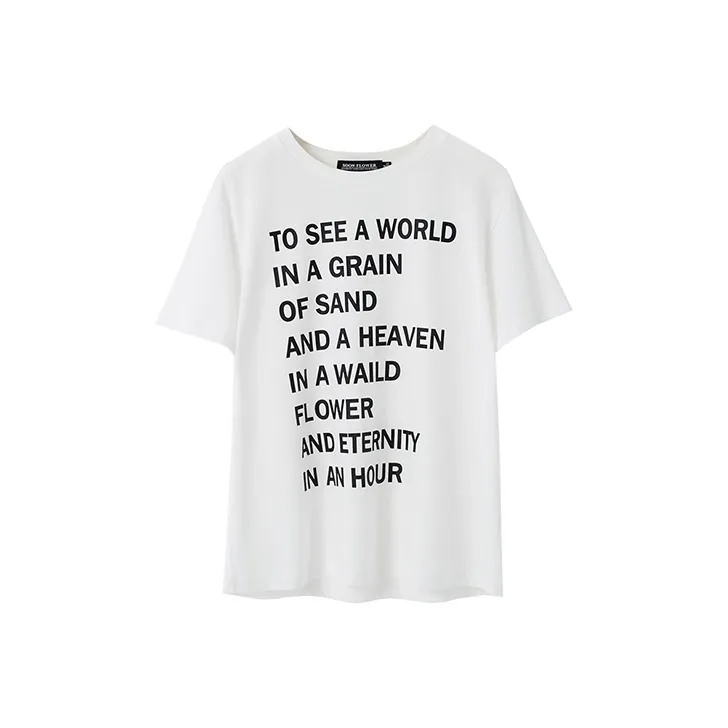 SOON FLOWER T Shirt Women's White-0