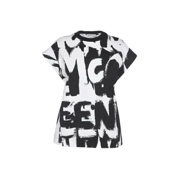 Alexander McQueen T Shirt Women's Black White