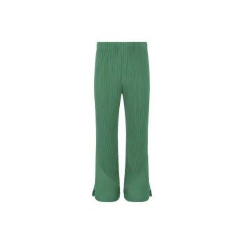 Homme Plissé Issey Miyake FW24 Casual Pants Men's Green