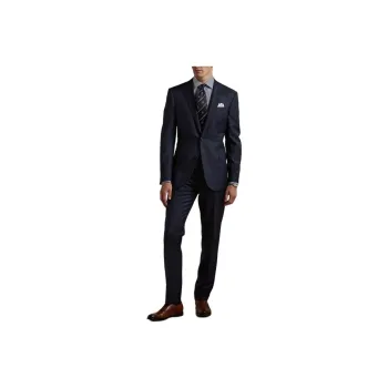 Polo Ralph Lauren Gregory Hand-Tailored Sharkskin Suit Business Suits Men's Blue