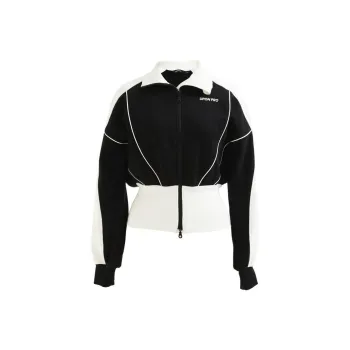 UPON PRO Crop Tops Women's Obsidian Black
