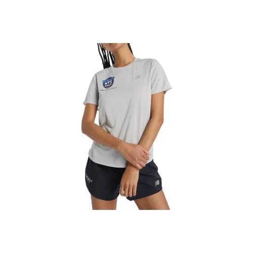 New Balance United Airlines NYC Regular T Shirt Women's Gray