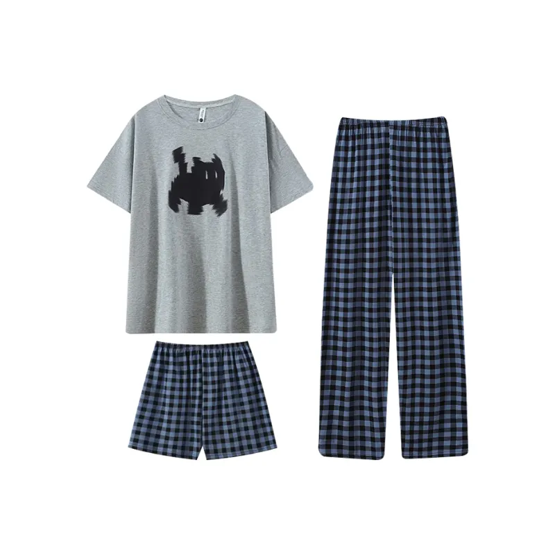 Maultiay Pajama Set Women's Gray-0