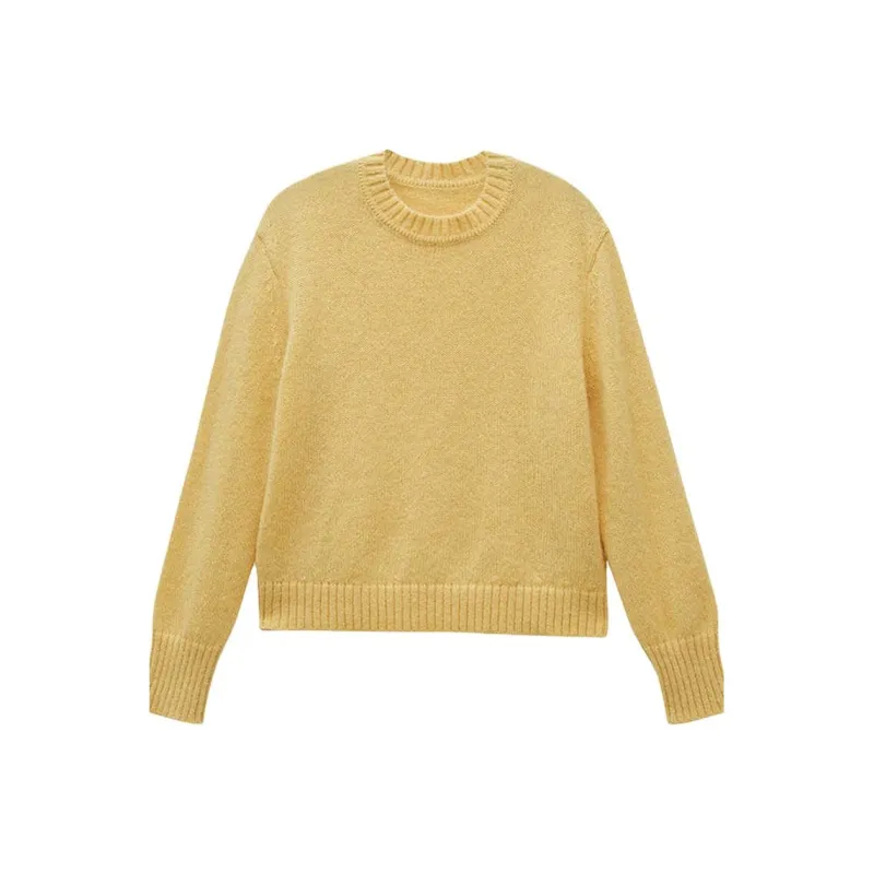 INSUN Sweater Women's Light Yellow-0