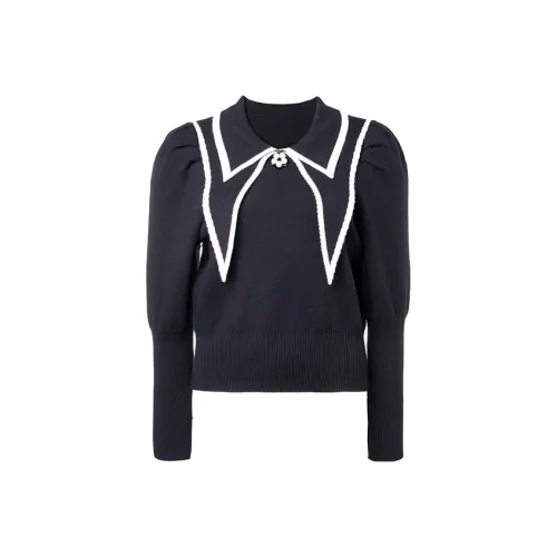 LOFT SHINE Slim Fit Sweater Women's Black