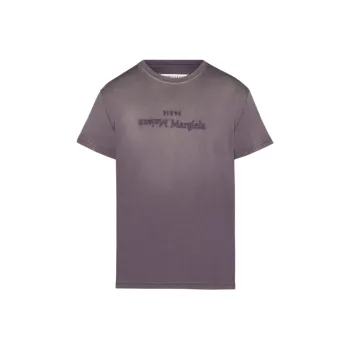 Maison Margiela Reverse Logo Detailed Crewneck T Shirt