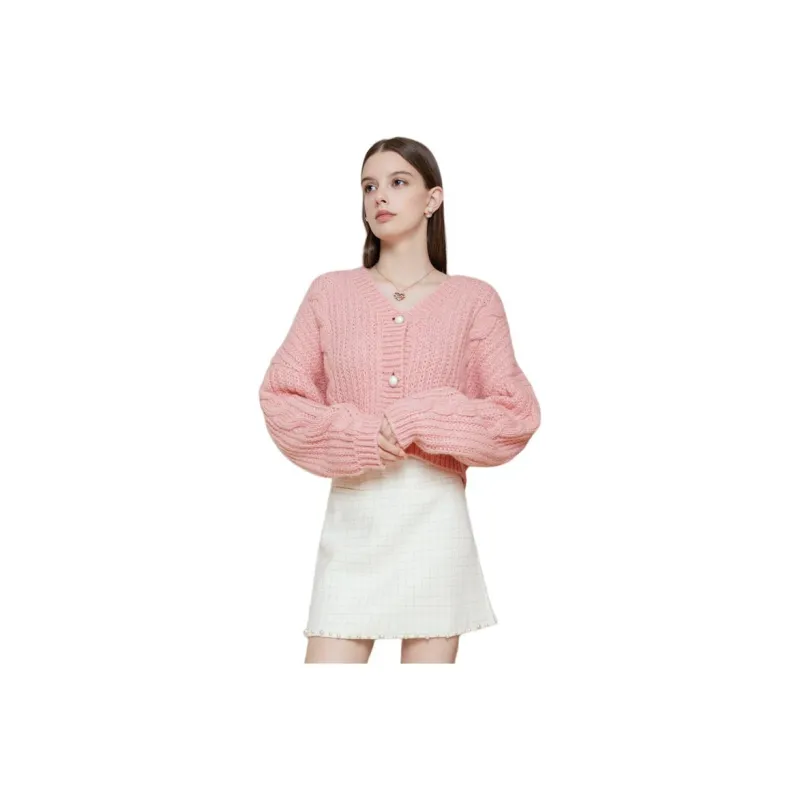 Caroline Sweaters Women's Pink-0