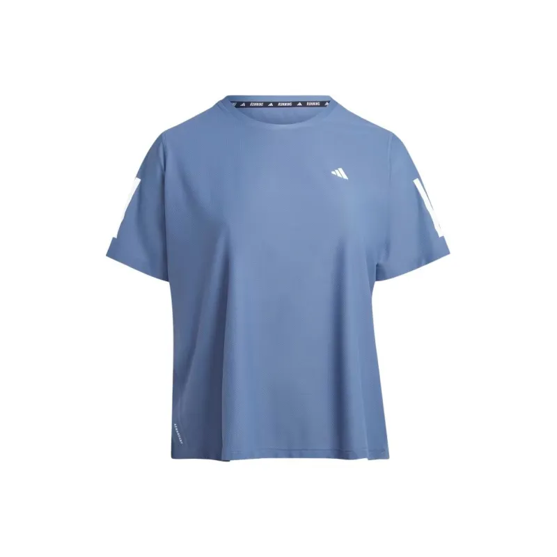 Adidas Free Shipping With AdiClub Own The Run Tee Plus Size-0