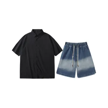 NRTY Shirt Matching Set Summer Men's