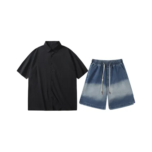 NRTY Shirt Matching Set Summer Men's