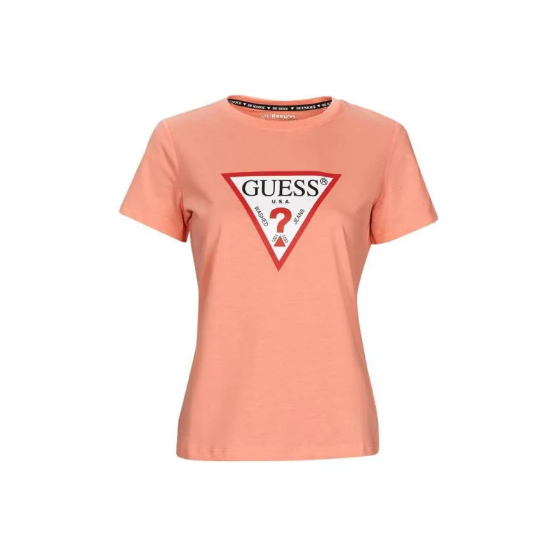 GUESS T Shirts Women's Orange-0