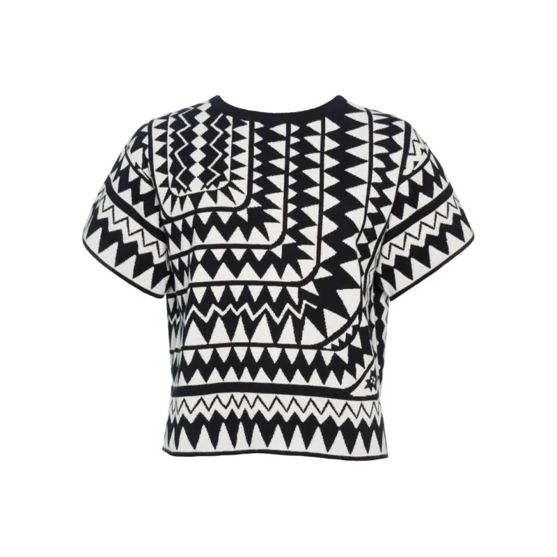 Eres Cheyenne Geometric-jacquard T-shirt-0