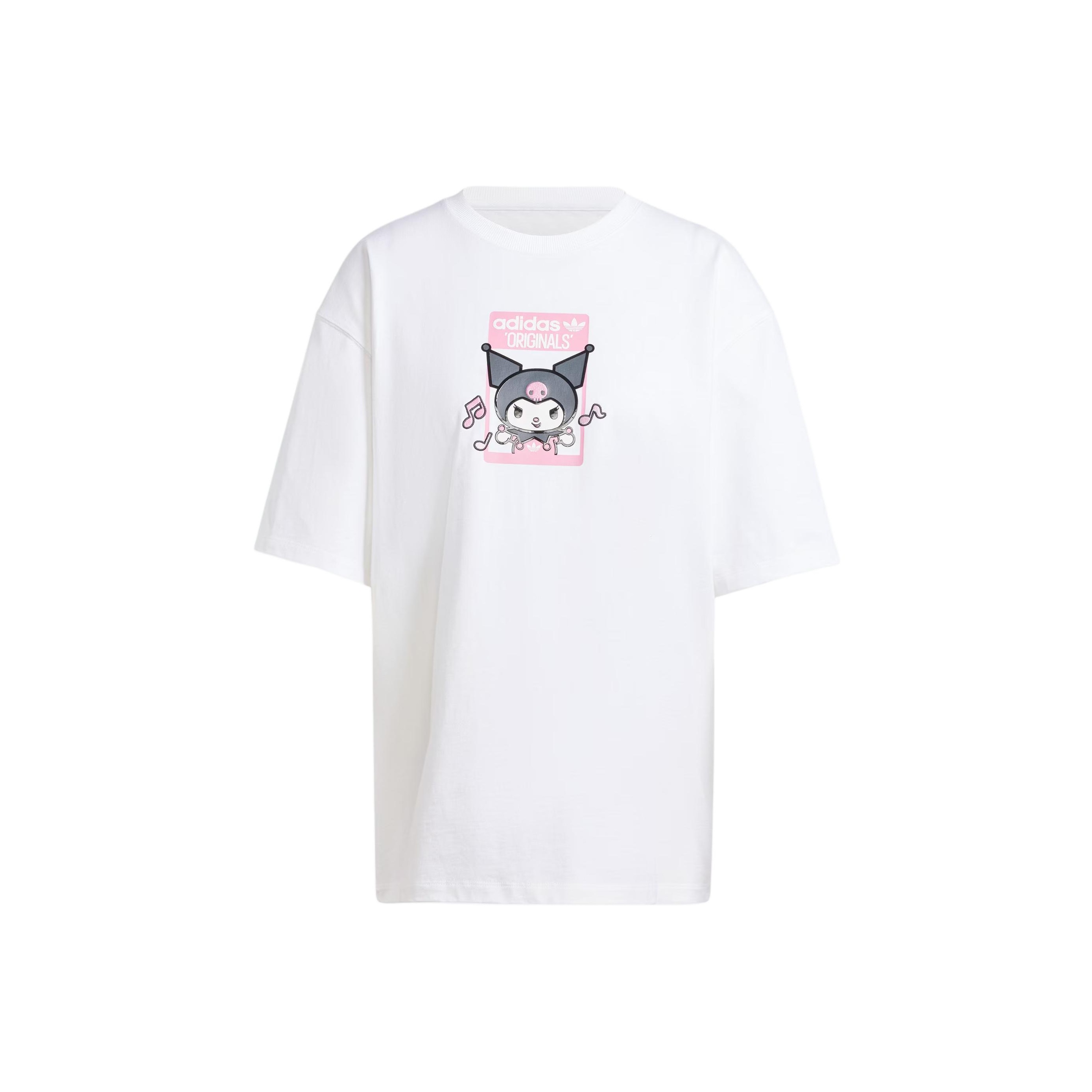 Adidas originals X Hello Kitty Kuromi Graphic Oversized Tee