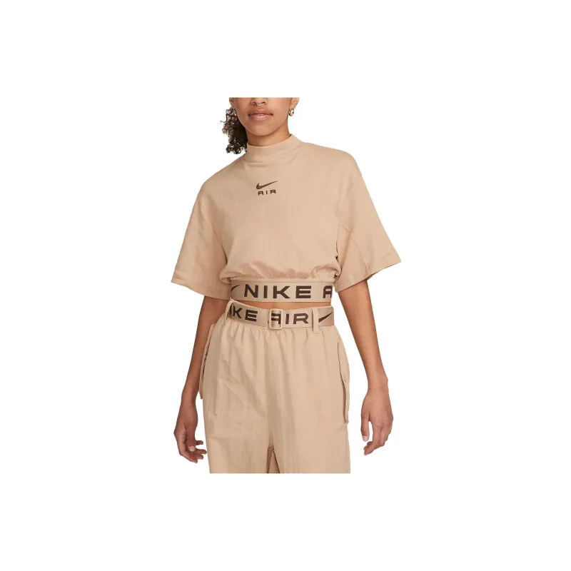 Nike Crop Tops Women's Baroque Brown-0