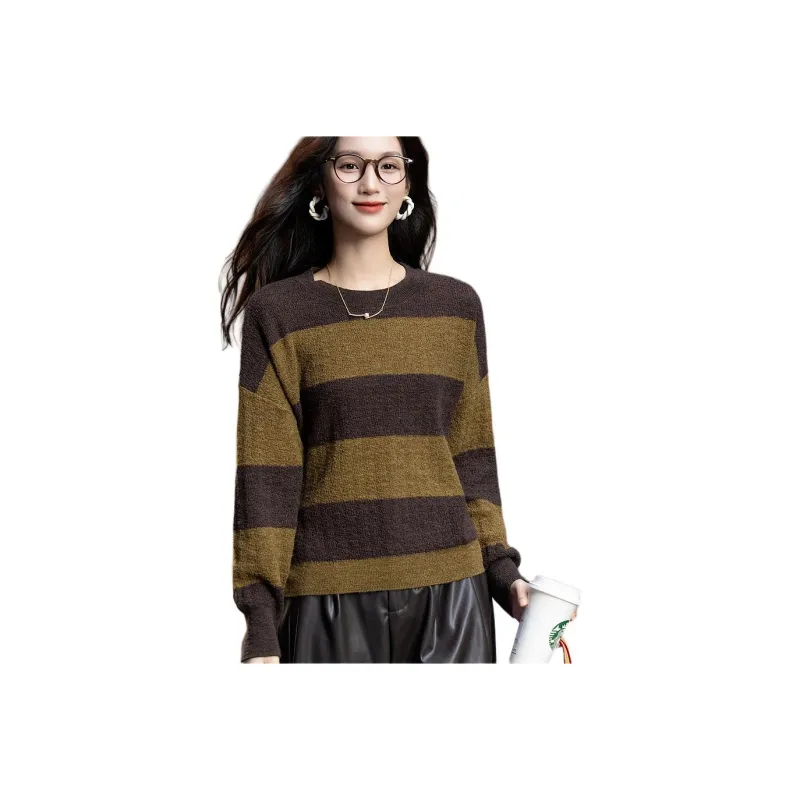 【dme】 Sweater Women's Yellow Green-0