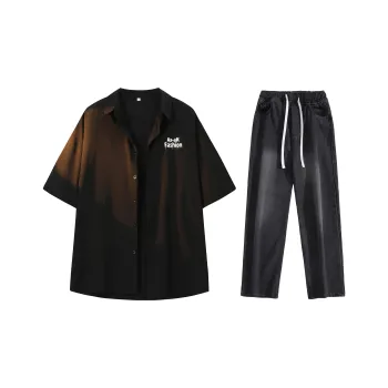 A.X.S.K Shirt Matching Set Unisex