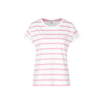 BARBOUR Otterburn Stripe T-Shirt T-Shirt Women's Pink White