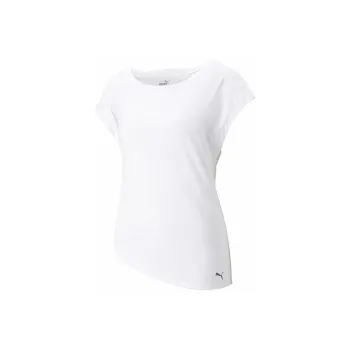 PUMA STUDIO FOUNDATIONS SS Other T-Shirt Women's White