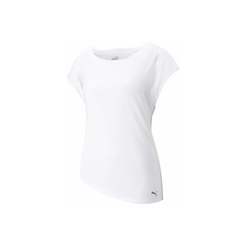 PUMA STUDIO FOUNDATIONS SS Other T-Shirt Women's White-0