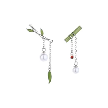 CENTURY&KINDLE S925 Silver Earrings Women's