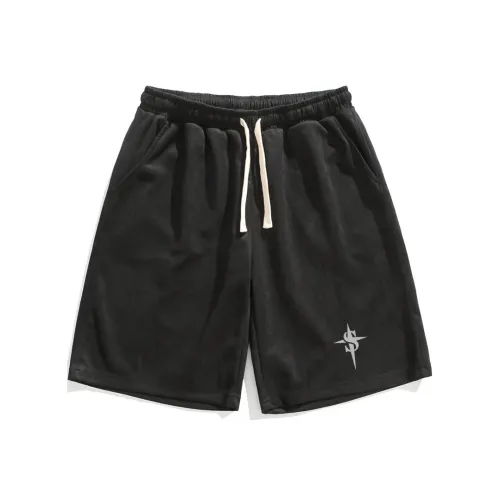 MIRACLE KILL Casual Pants Unisex Black & Green Webbing