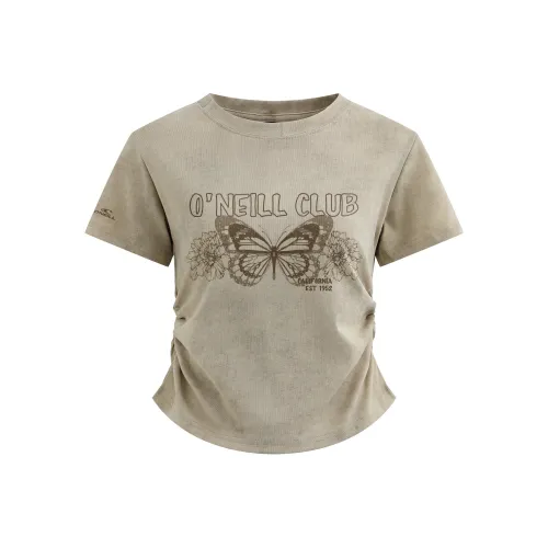 O'Neill T Shirt Unisex Tie Dye Khaki