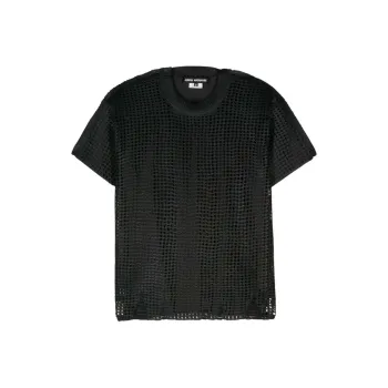 JUNYA WATANABE Open Knit Short Sleeved T Shirt
