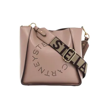 Stella McCartney Polyamide Crossbody Bag, Shoulder Bag Mini Women's Beige Pink